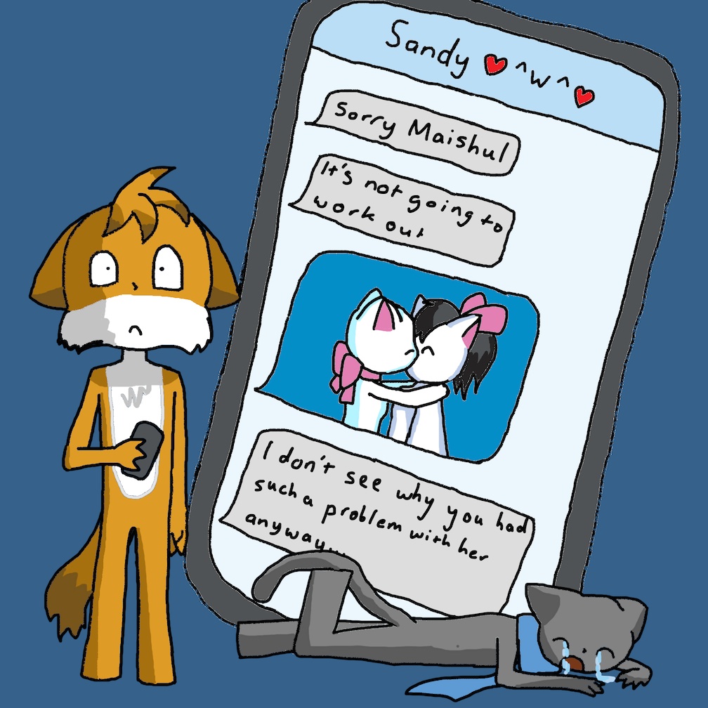 Candybooru image #9374, tagged with Lucy LucyxSandy Mike Paulo Sandy Scientifickitten_(Artist)